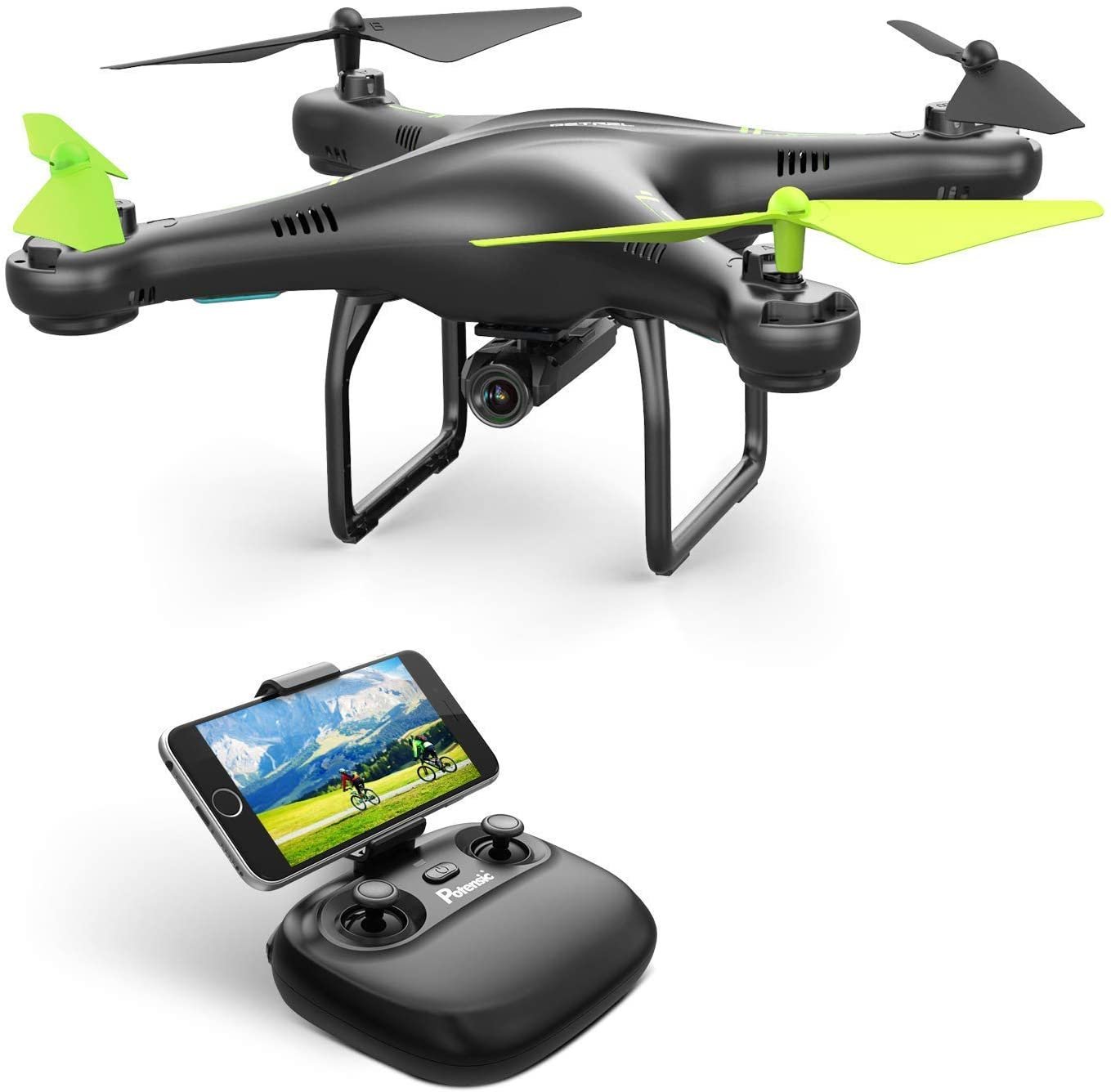 FLYDANCE Mini Drone Per Bambini Con Sensori E Controllo Gesticolare - Luci LED, Ricarica USB, Volo Stabile Interno/Esterno (Arancione)